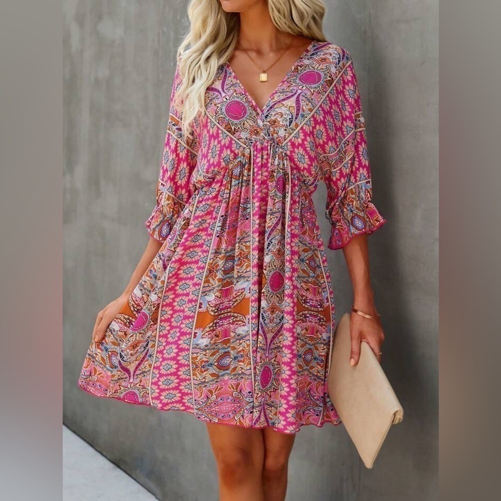 Boho all over  Print Tide back all sizes - Picture 5 of 5